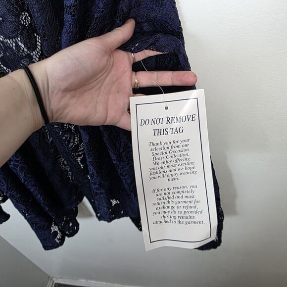 Woman Within Blue Floral Lace Stretchy Elegant Feminine Cardigan Size 32W - Picture 4 of 8